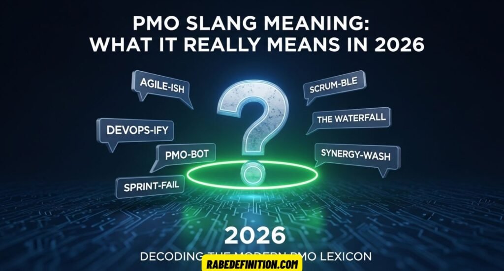 PMO Slang Meaning