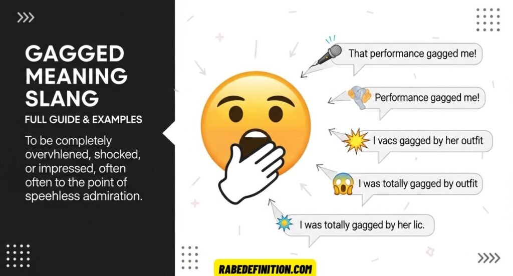 Gagged Meaning Slang