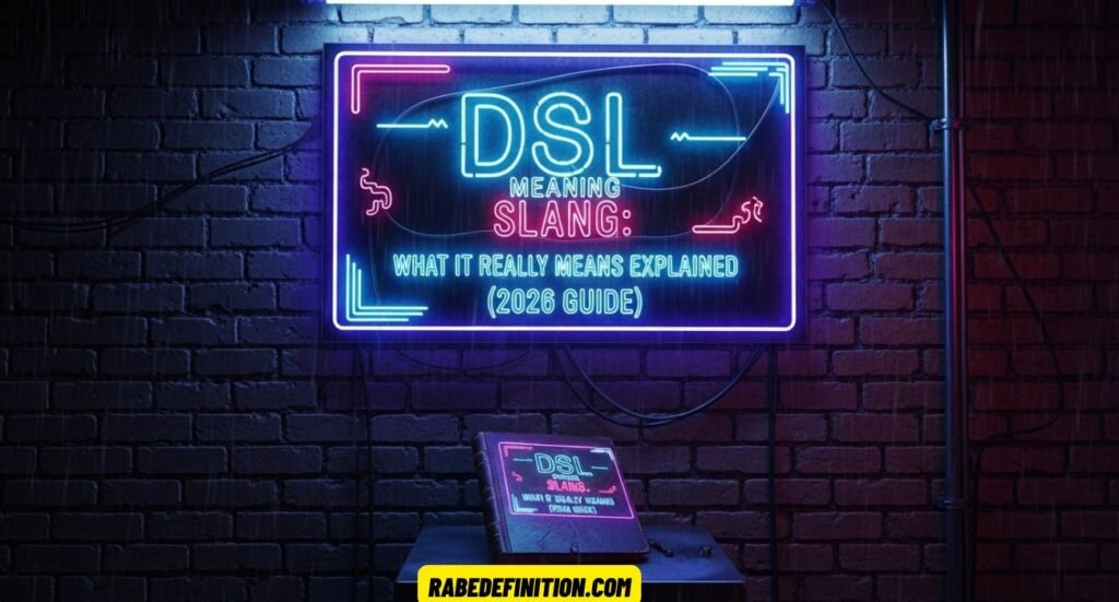 DSL Meaning Slang