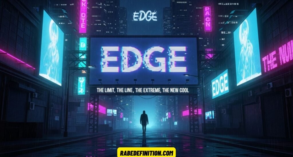 Edge Meaning Slang