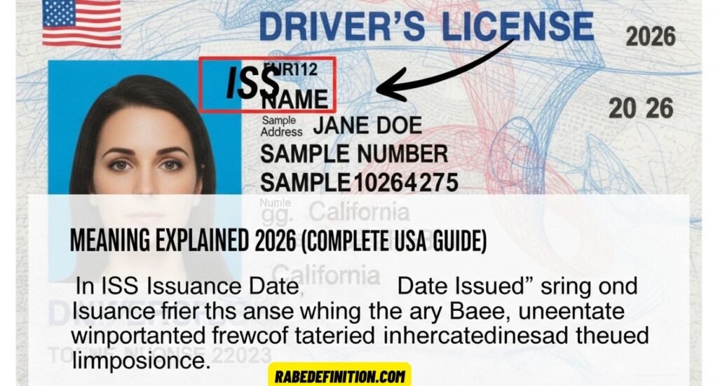 ISS on Driver’s License