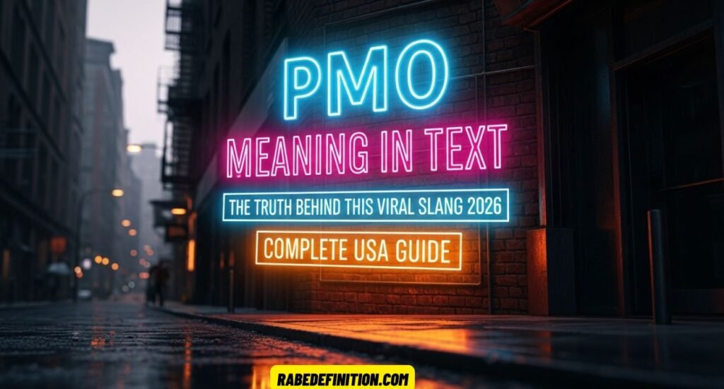 PMO Meaning in Text
