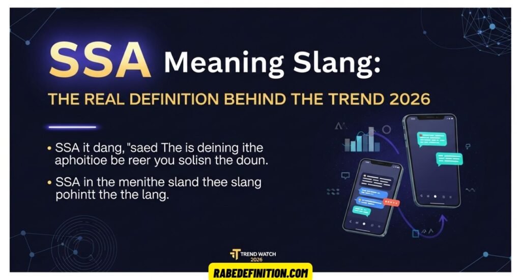 SSA Meaning Slang
