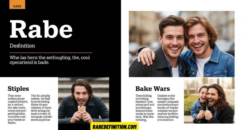 What Does Rabe Slang Mean