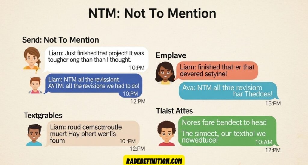 What Does NTM Mean in Slang