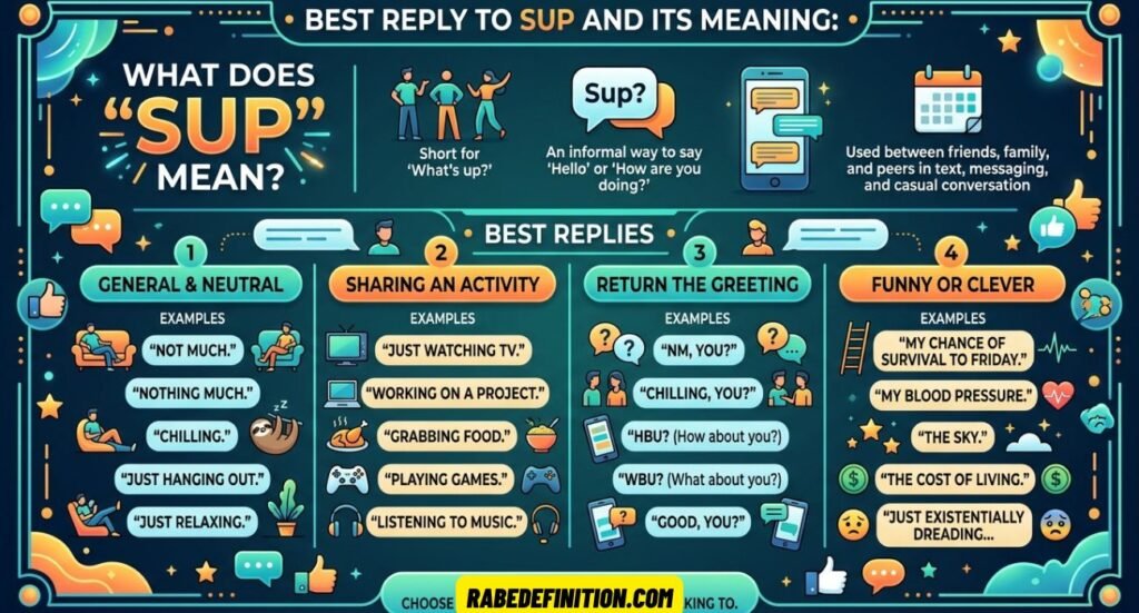 Best Reply to SUP and Its Meaning