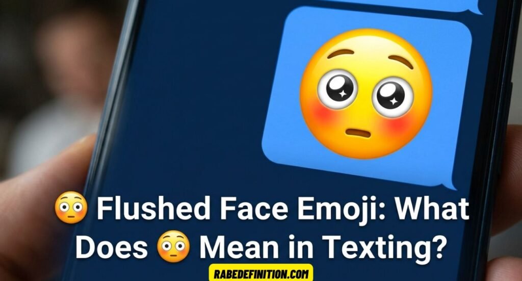 Flushed Face Emoji Meaning