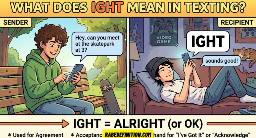 IGHT Mean in Text