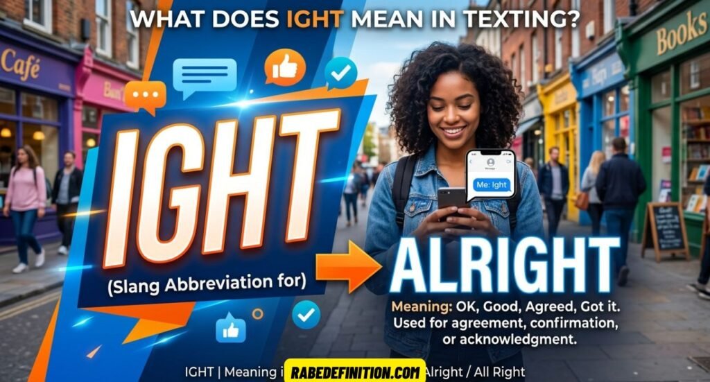 IGHT Mean in Text