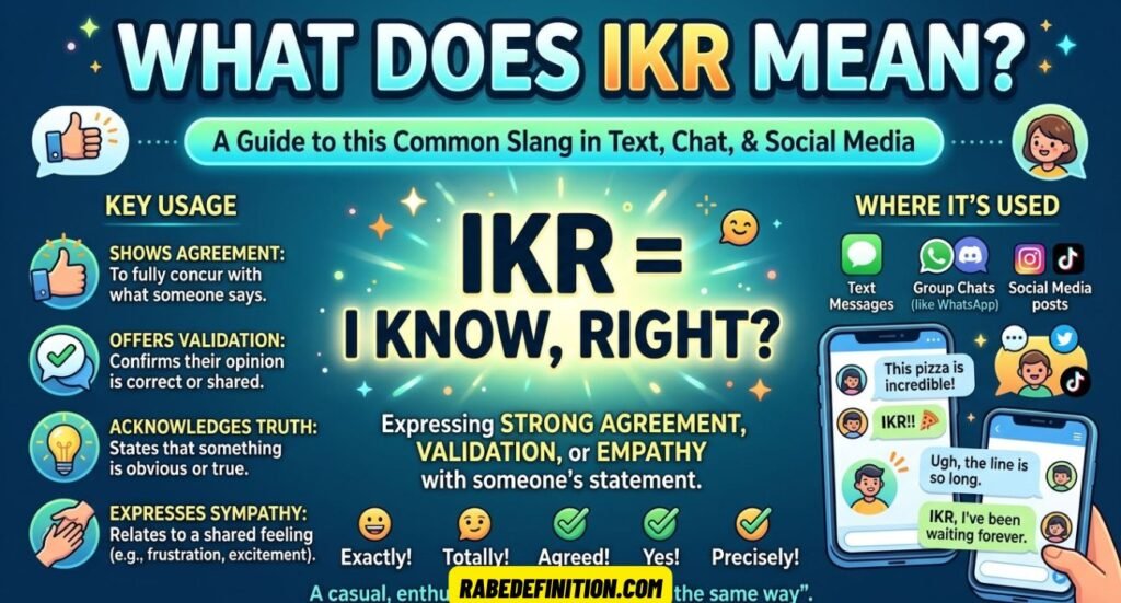 IKR Meaning