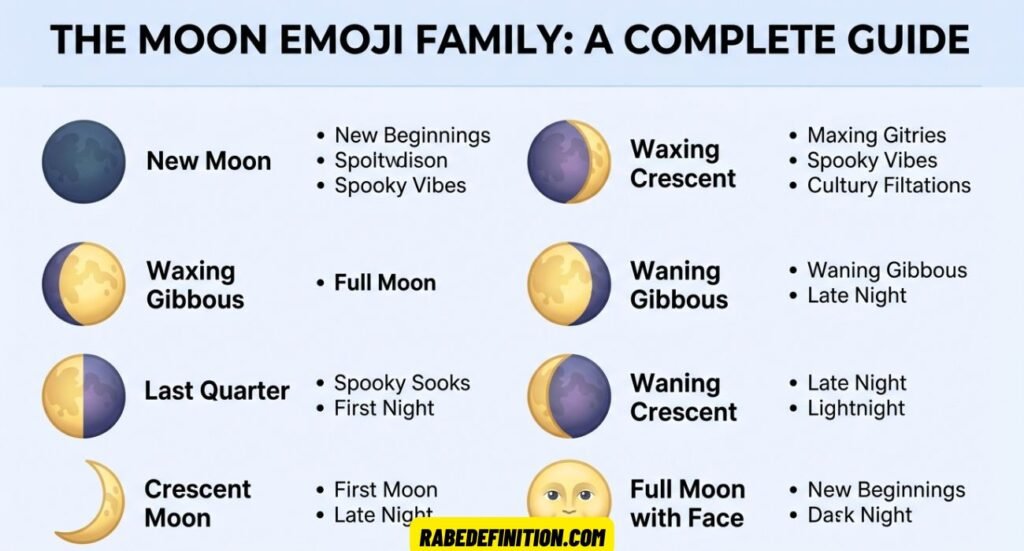 Moon Emoji Meaning
