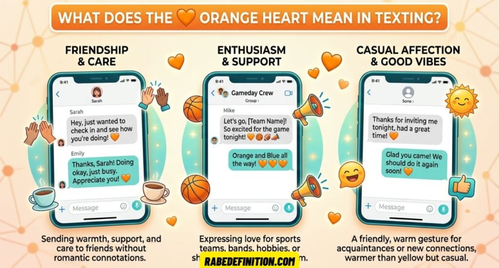 Orange Heart Emoji Meaning