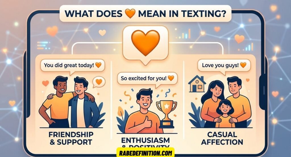Orange Heart Emoji Meaning