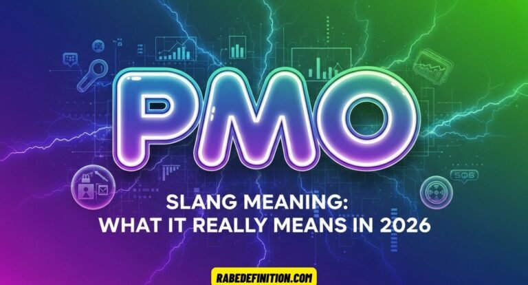 PMO Slang Meaning