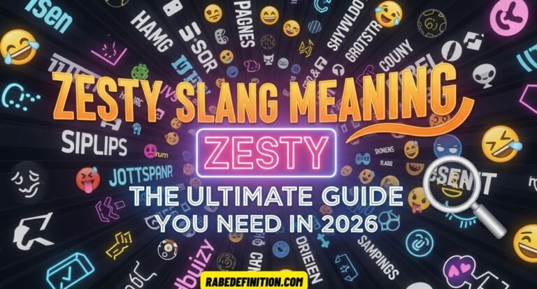 Zesty Slang Meaning