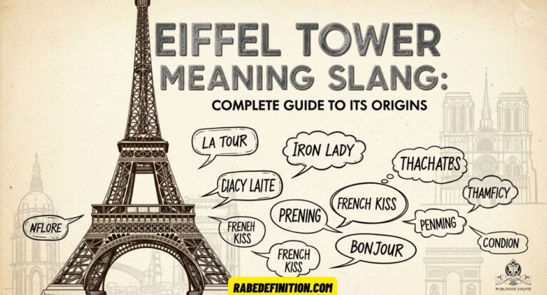 Eiffel Tower Meaning Slang