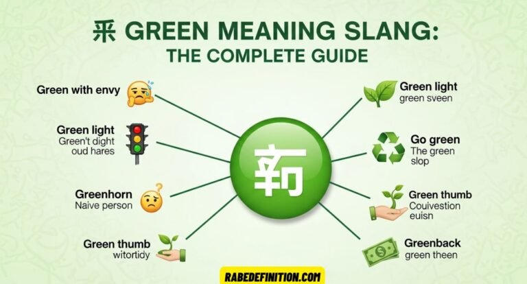 Green Meaning Slang