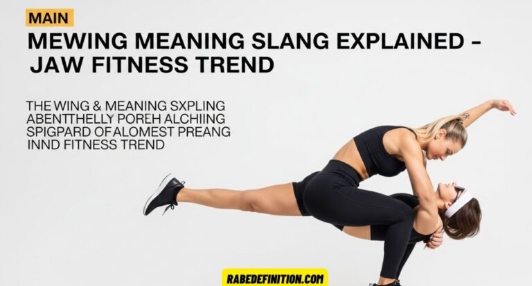 Mewing Meaning Slang Explained