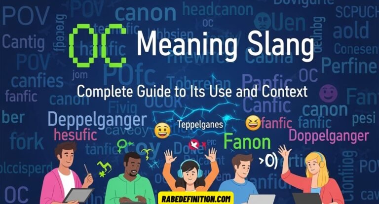 OC Meaning Slang