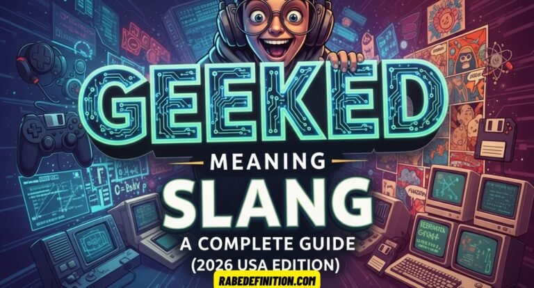 Geeked Meaning Slang