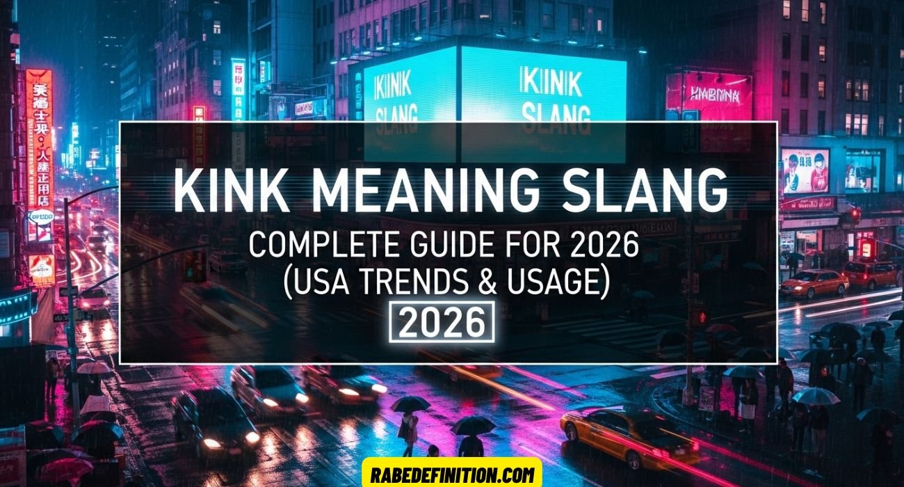 Kink Meaning Slang