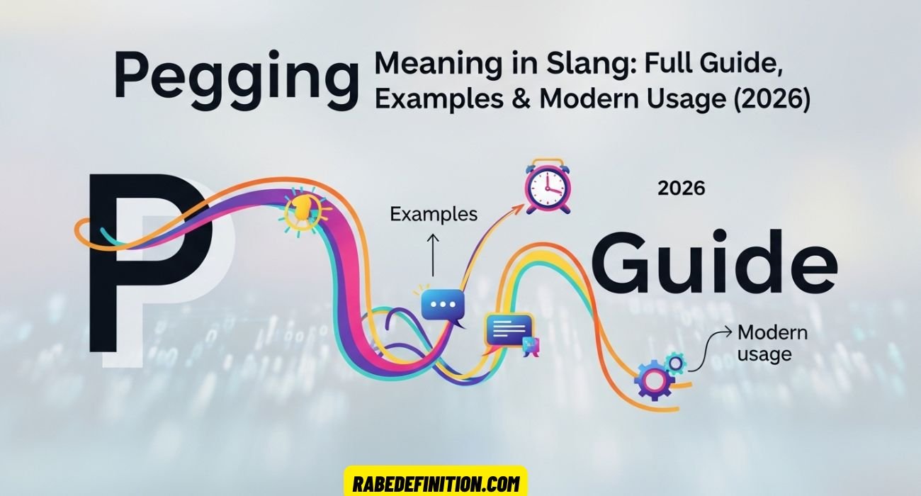 Pegging Meaning in Slang