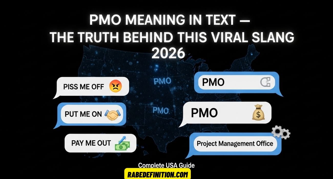 PMO Meaning in Text