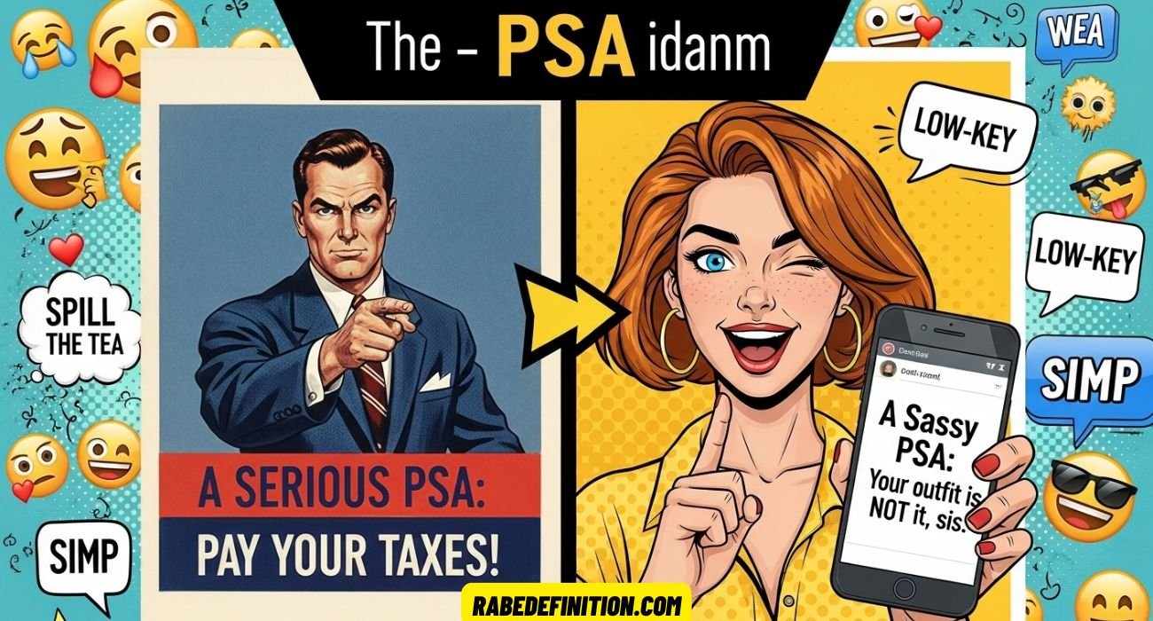 PSA Meaning Slang