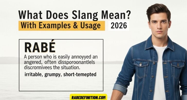 What Does Rabe Slang Mean