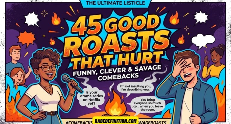 45 Good Roasts That Hurt