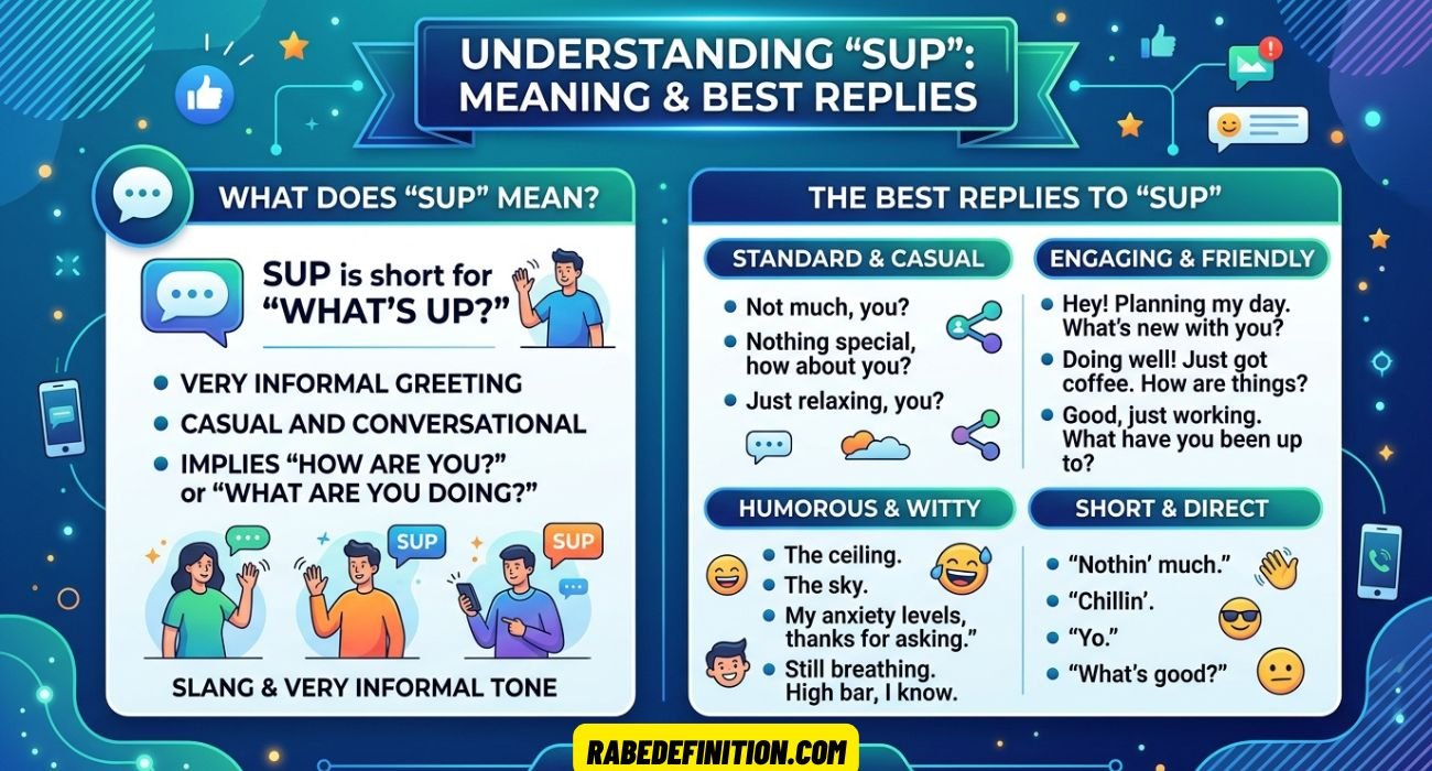 Best Reply to SUP and Its Meaning