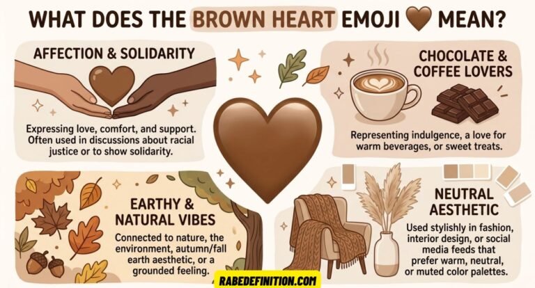 Brown Heart Emoji Meaning