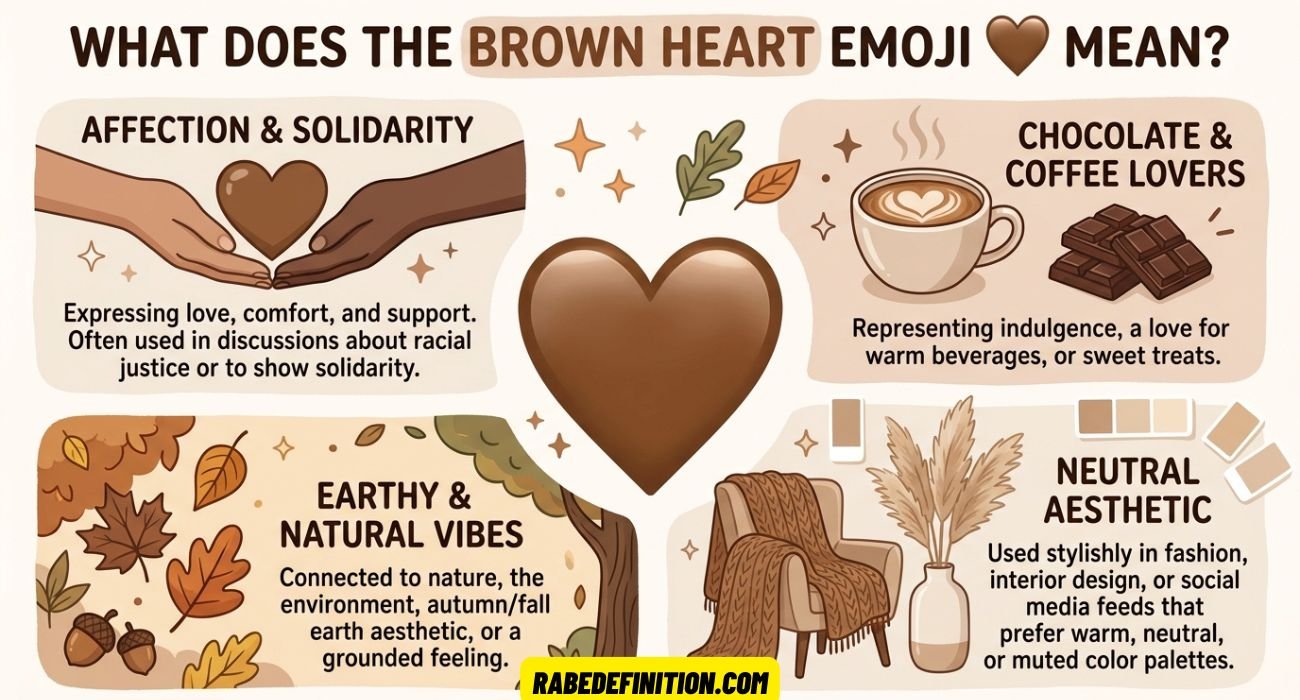 Brown Heart Emoji Meaning