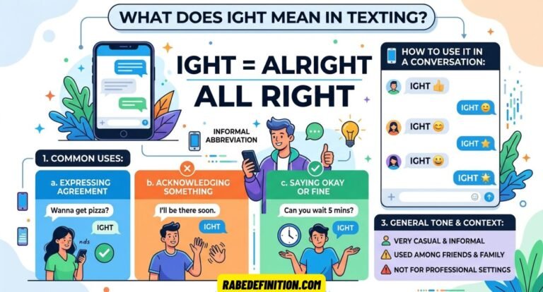 IGHT Mean in Text