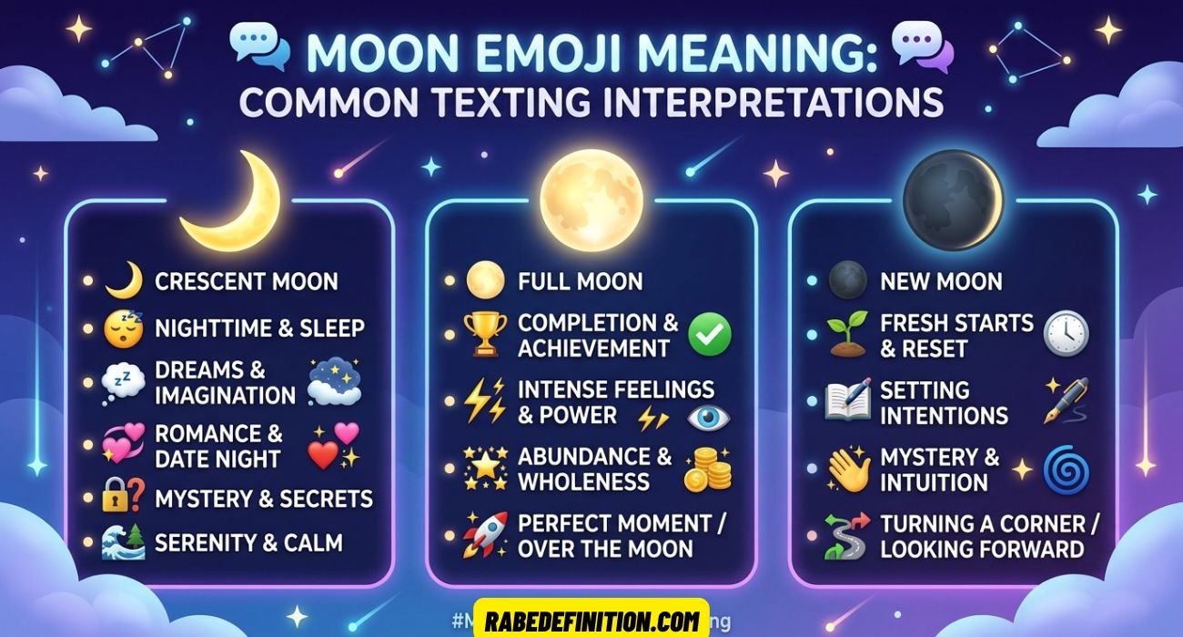 Moon Emoji Meaning
