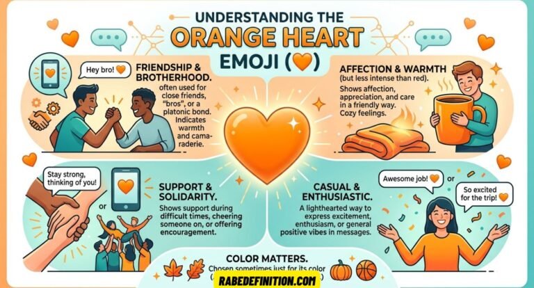 Orange Heart Emoji Meaning