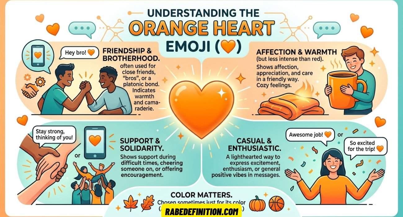 Orange Heart Emoji Meaning