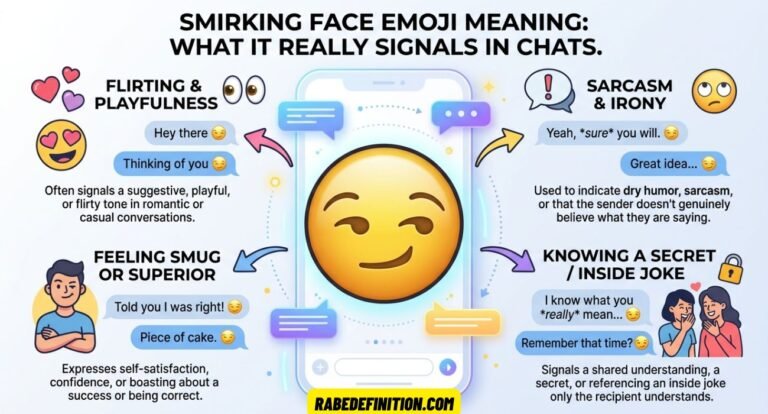 Smirking Face Emoji Meaning